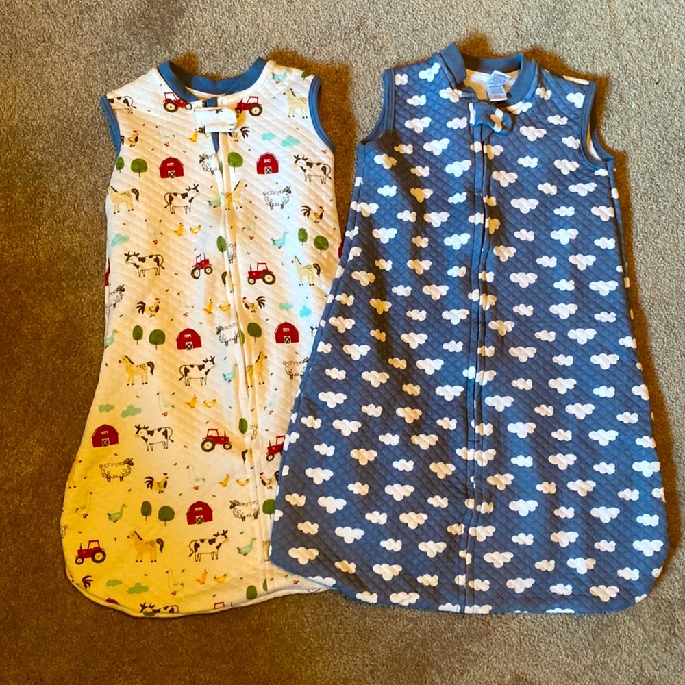 Hudson Baby quilted patter sleep sacks